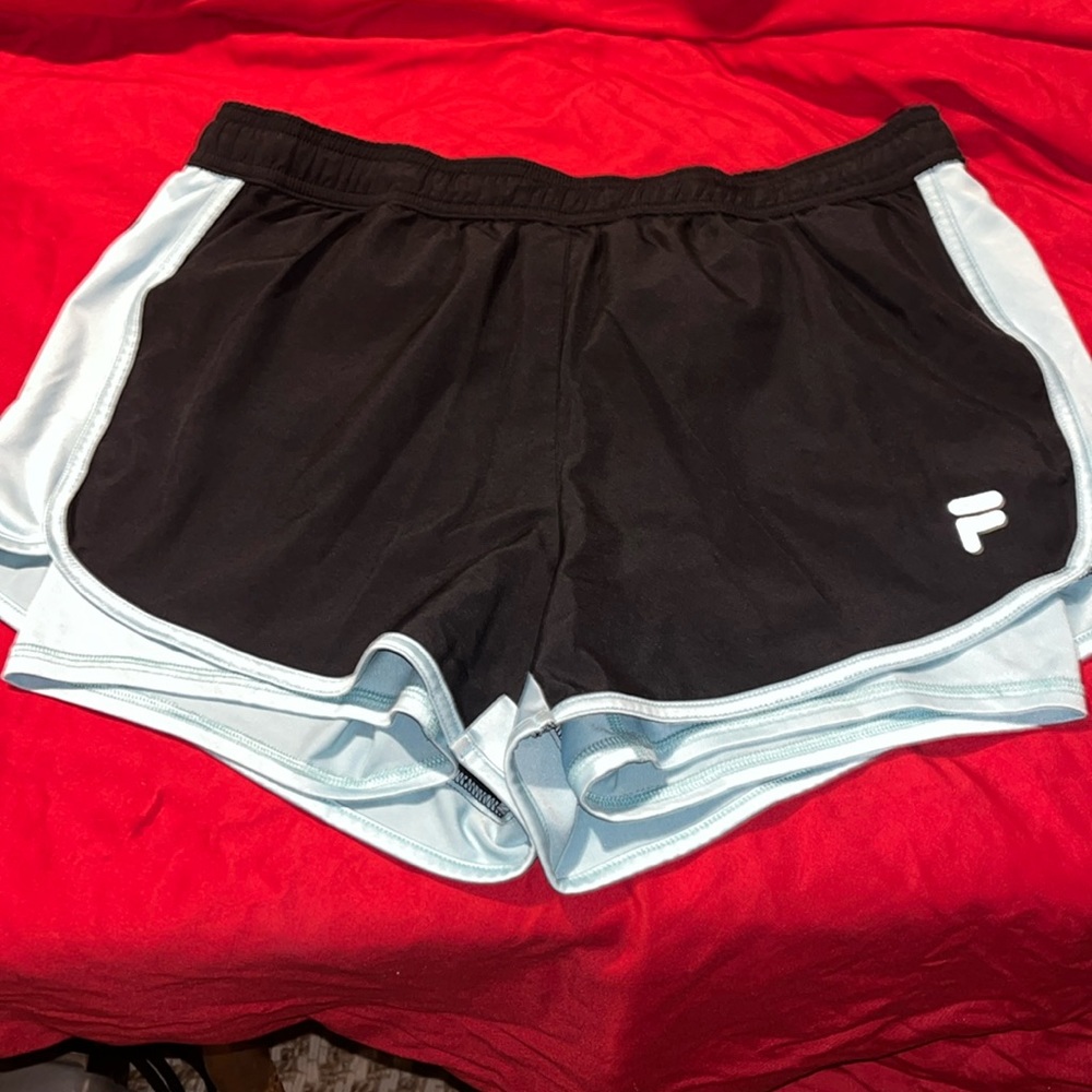 Black Fila Sport Shorts